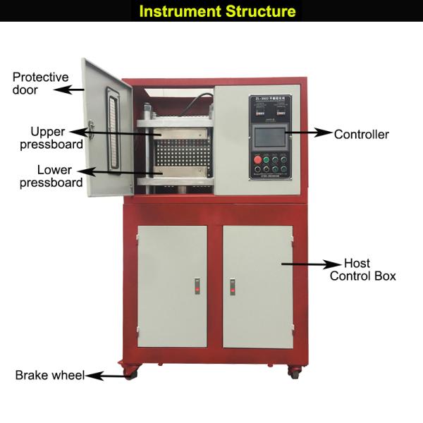 Hot and Cooling Press For PVC Compound , Lab Rubber Tile Vulcanizing Press Equipment