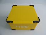 Stackable Corrugated Plastic Packaging Boxes , Corrugated Plastic Box With Lid