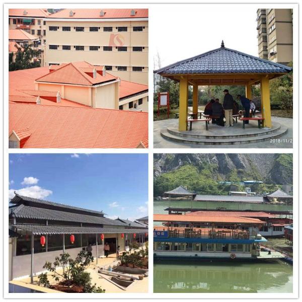 New Coastal Design Spanish Style Building Materials PVC Roof Tile
