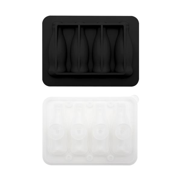 Silicone Ice Cube Trays 3 Pack - Large Size Silicone Ice Cube Molds with Leak Proof Removable Lid Square Ice Cube Tray And BPA Free for Cocktail