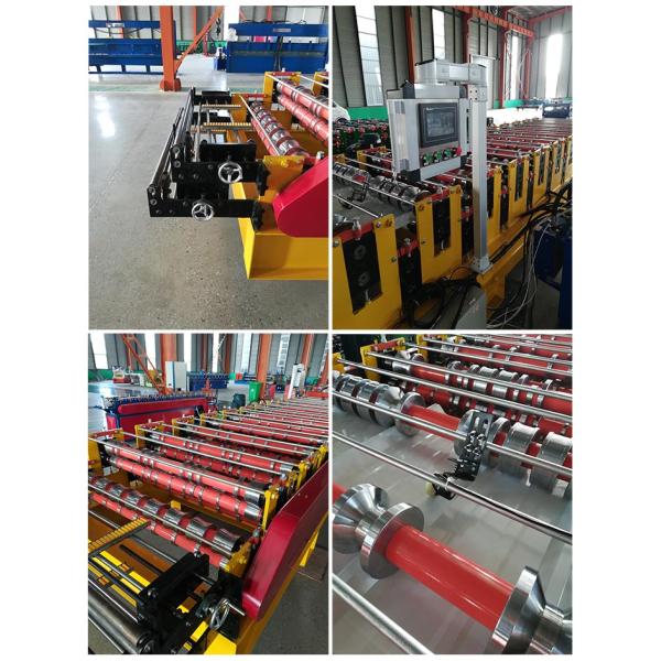 Roofing And Wall Sheet Double Layer Roll Forming Machine With Digital Control
