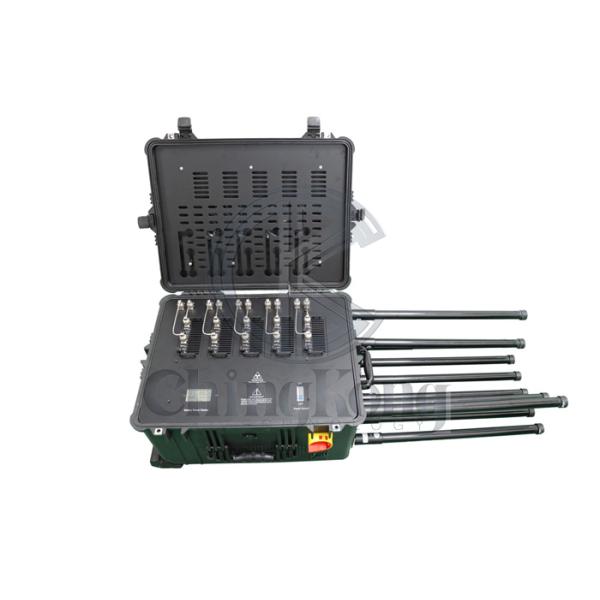 AC110V High Power Signal Jammer 10 Channels 500W 300 Meters