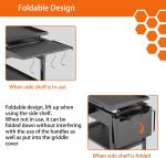 Foldable Griddle Side Shelf for Blackstone 28" Griddle, Griddle Accessories for