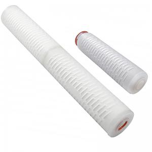 Quality 0.1-100micron 10inch 20inch 30inch PP Pleated Filter Cartridge for Ozone Water Purifier wholesale