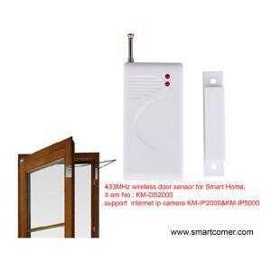 COMER smart door sensor, APP controlled wifi door window sensor alarm system for home security