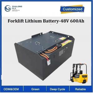Quality CLF 48V600Ah LiFePO4 Lithium Battery Packs Lithium Iron Phosphate Battery For Toyota Heli Forklift AGV Robot Scooter wholesale
