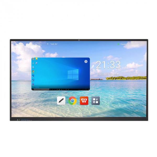 65 Inch 3840 X 2160 4K Interactive Touch Screen Whiteboard RAM ROM/16 512G Life Time ≥50000 Hours