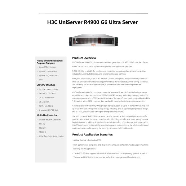 R4900 G6 Enterprise Server Supercapacitor Protection Module