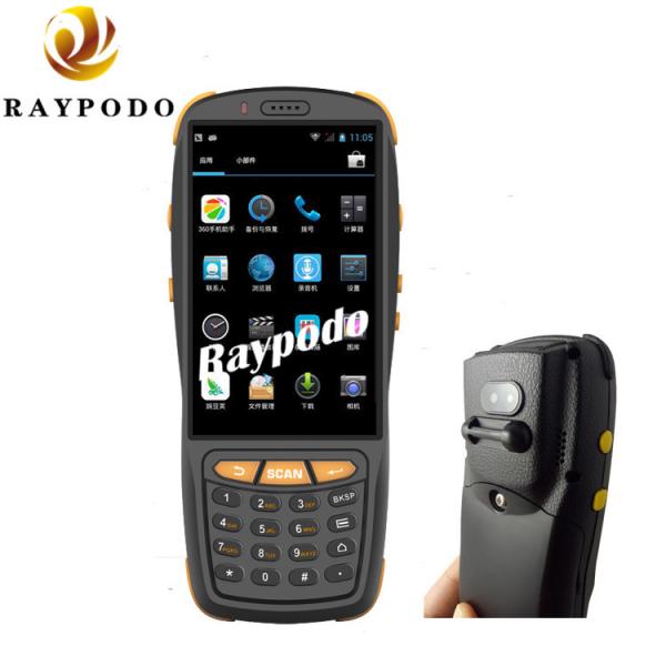 NFC Reading RFID Barcode Scanner , QR Code Pda Portable Device HD Camera GPS