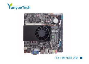 Quality Intel® PCH HM76 Core I7 Mini ITX Motherboard 12v Dc With Cpu HM76 Chip 2 LAN 6 COM 6 USB wholesale