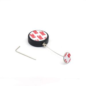 3M Adhesive Anti Theft Retractable Security Cable With ABS Shell