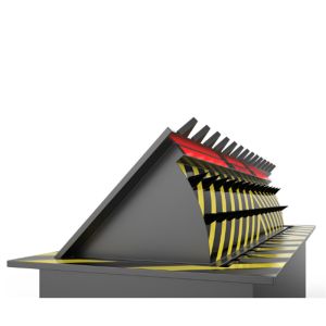 High Security Automatic Vehicle Access Control , Hydraulic Road Barrier Blocker