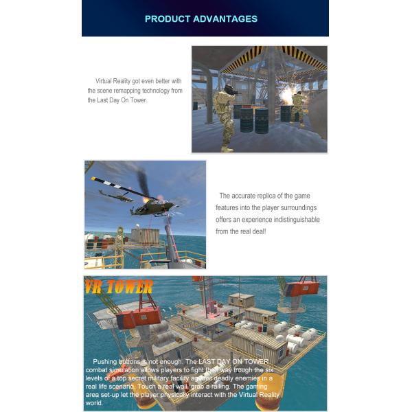 Gun Shooting VR Gaming Platform Tower 42 Monitor Adjustable Headset Strap For Adults