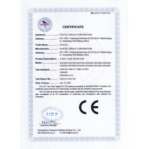 HUATEC  GROUP  CORPORATION Certifications
