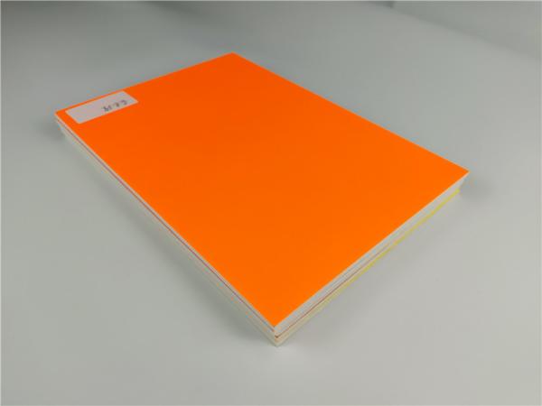 Cheap Recyclable Lightweight Orange Foam Board Ps Foam Sheet Customizable Size for sale