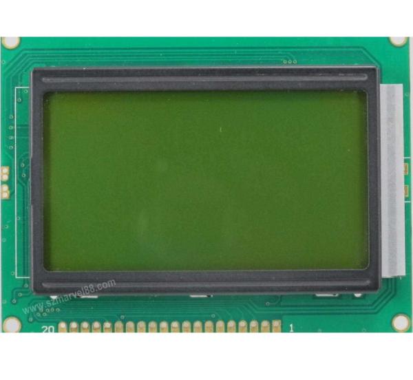 Cheap M12864B-Y5, 12864 Graphics LCD Module, 128 x 64 dot-matrix Display, STN YG, transflective/ for sale