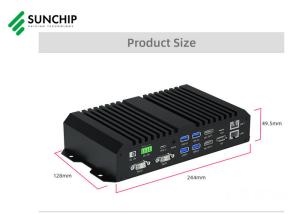 China Android 12 Industrial Control Meida Player Box WIFI BT LAN RS232 RS485 4K Hardware Decoding RK35888 on sale