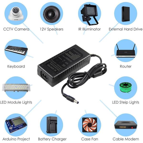 54V 1.3A 70W Universal Power Adapter with CE FCC RoHS Certification