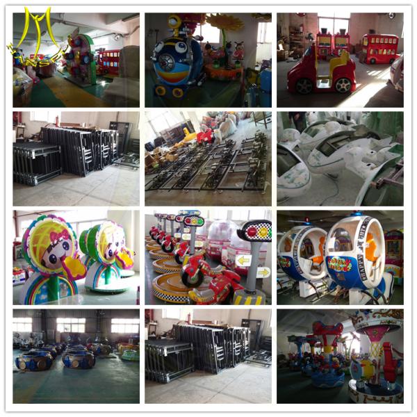 Hansel large electronic fiberglass swan carousel ride for kids