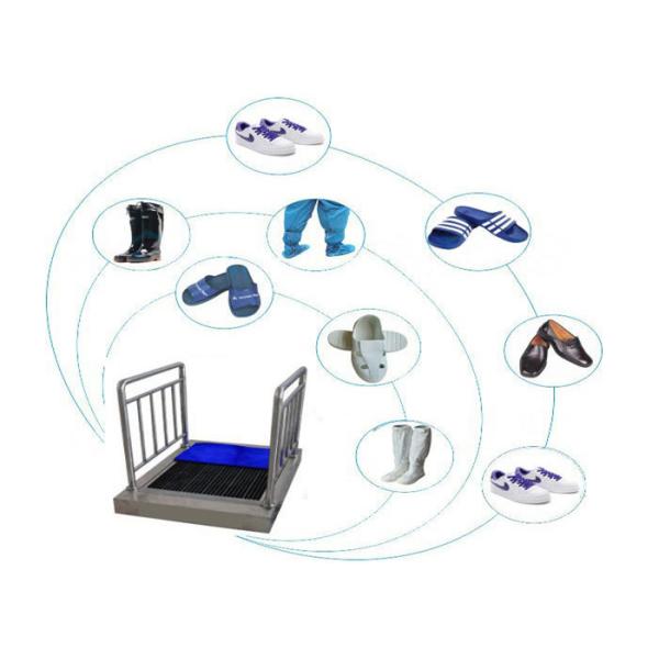 AC 220V SS Handrail 1 Meter Shoe Sole Cleaner Machine