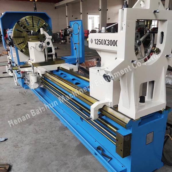 Manual Horizontal Lathe Machine Cw61125q Metal Lathe Horizontal Bed Width 600mm