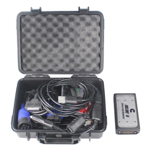 Cheap WESPC INLINE 6 Data Link Adapter Heavy Duty Diagnostic Tool Scanner Full 8 cable Truck Diagnostic interface inline6 for sale