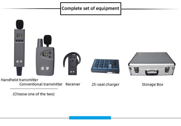 Cheap Two Transmitter Types Available and No In-Ear Receiver To Wear. Receiving range up to 200m for sale