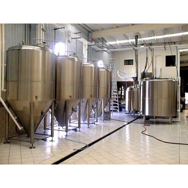 China 100L mini beer brewing machine with conical fermenters on sale