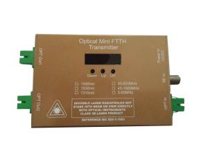 Quality 2 Optical Output 1RF Input Mini Optical Transmitter With RJ45SNMP Interface wholesale