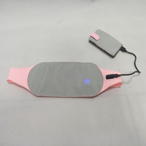 Portable Heated Waist Belt Electric Super Thin Menstrual Care Period Pain Relief Rechargeable Battery