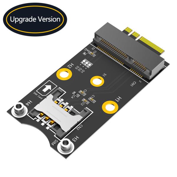 Cheap Mini PCI-E to M.2(NGFF ) key A/E Adapter With SIM card Slot for WiFi/WWAN/LTE Module for sale