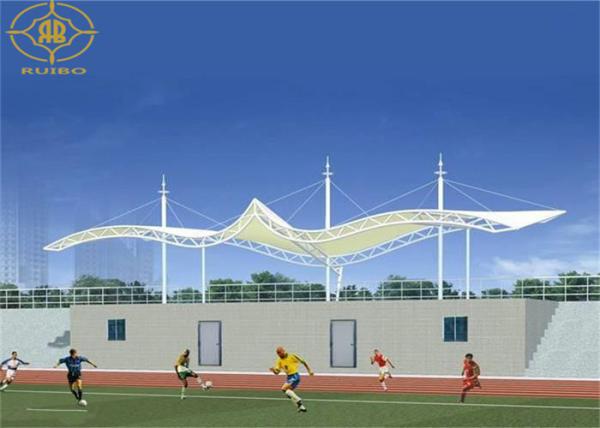 Cheap PVDF Or PTFE Tent Structure Architecture Use In Playground Space Covers for sale