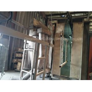 Powder Spraying Prefabricated Wrought Iron Gate Rails Fence Load-bearing