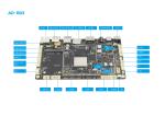 Six Core RK3399 Industrial Embedded Motherboard I2C Interface Android 7.0