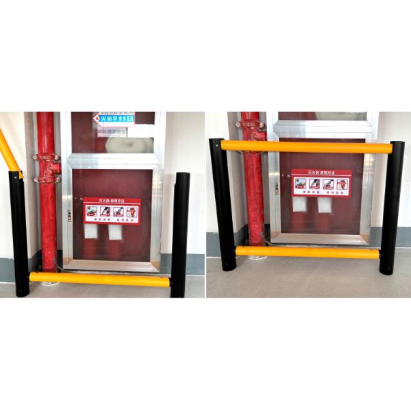 B01: Building Post Safety Barrier Traffic Guardrails Warehouse Storage Rack Upright Guard