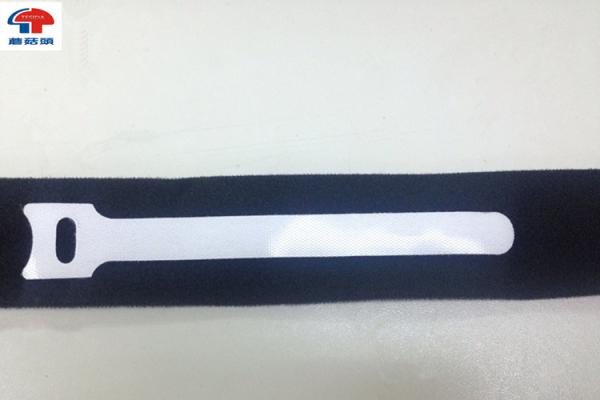 Cheap 100% Nylon Self locking hook & loop cable ties , White Hook And Loop Fasteners for sale