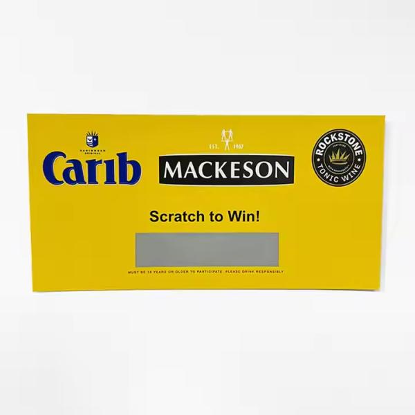 Printable Custom Scratch Off Cards Personalised Lottery Scratch Cards Glossy