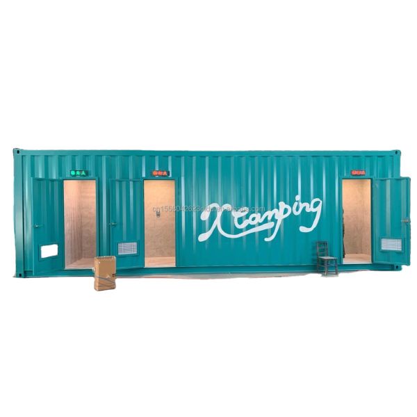 Modern 20 FT 40 FT Prefab Home Container Wooden Prefabricated Outdoor Restaurant Coffee Bar for Customized Color