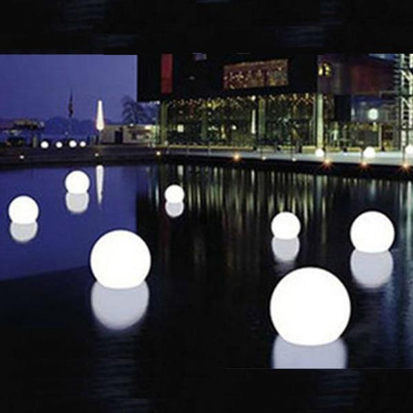 Cheap Remote Control LED Glow Ball Light Ip65 Waterproof Illuminated 20" Size for sale