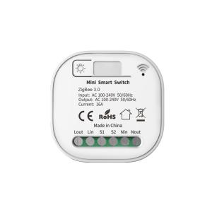 China Smart Home Automation Remote Light Switch 16A Breaker Module Tuya Smart Timer Wall Light Switch support voice control on sale
