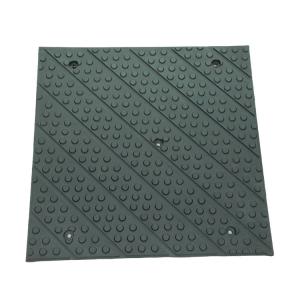 Quality Racecourse Black Rubber Flooring Mats Use For Channel Rubber Mats 6mm Thick Steel Plate Embedded wholesale