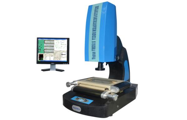 QM2.0 Software Zoom Lens Manual Vision Measuring Machine with Laser Positioning