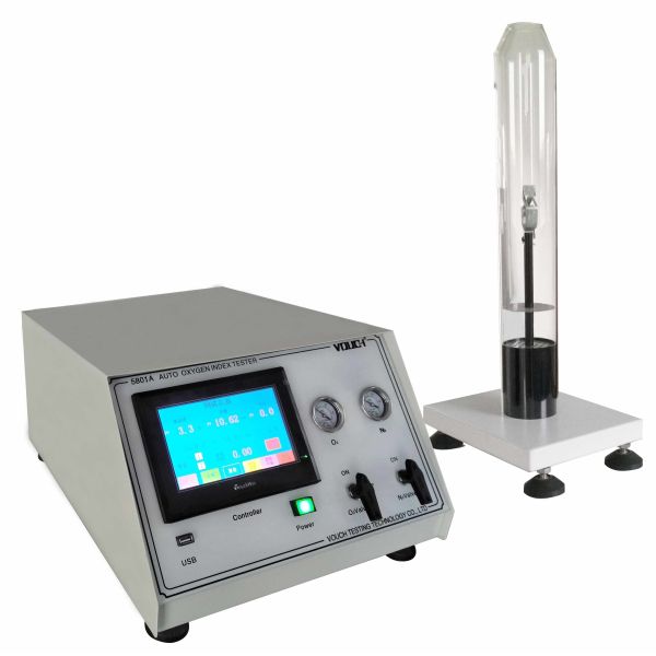 Automatic Limited Oxygen Index Tester , Standard ISO4598-2 Oxygen Testing
