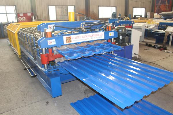 Cheap PLC Control Double Layer Roll Forming Machine Stable Performance CE Standard for sale