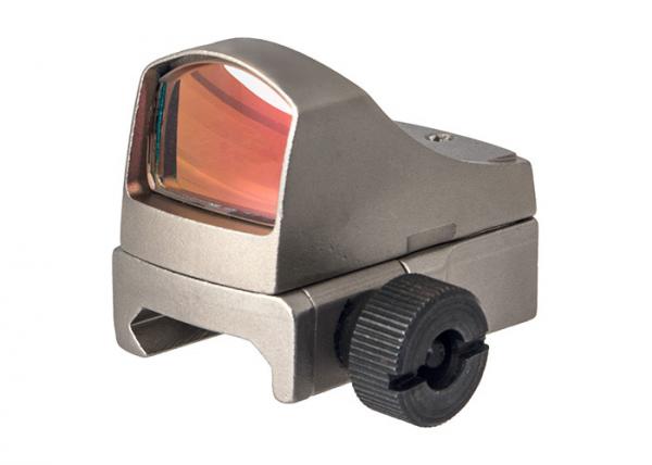 Cheap TAN Color Red Dot Tactical Sight , Magnified Red Dot Optic With Handheld Large Screw for sale