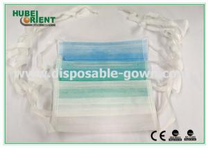 Quality Type IIR Tie On Single Use Nonwoven Face Mask wholesale