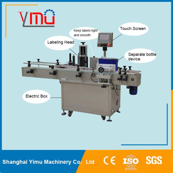 Touch Screen Wine Labeling Equipment / Label Applicator Machine For Small Bottles