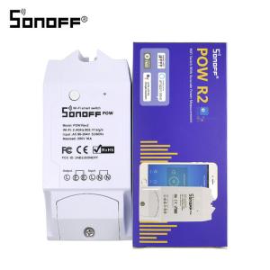 China Smart Pow R2 16a 3500w Wifi Switch Controller Real Time Power Consumption Monitor Measurement on sale
