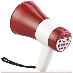 Buy cheap Alarm Record Voice Portable Lithium Megaphone Recordable Megaphone 1500mAh from wholesalers