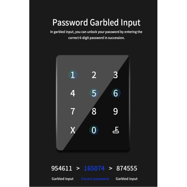 Electronic Keyless Digital Deadbolt Door Lock BLE TTLock App Smart Home Door Lock WiFi Tuya APP